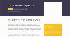 Desktop Screenshot of boehmerwaldjournal.de