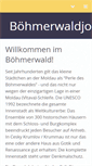 Mobile Screenshot of boehmerwaldjournal.de
